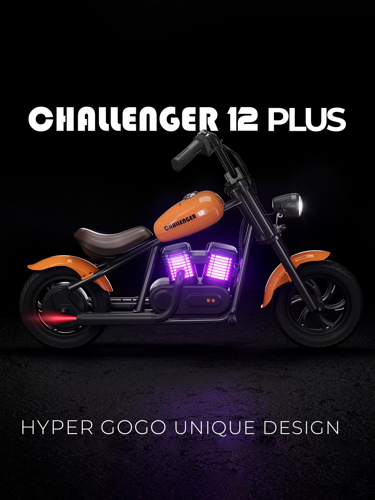 英12” Hyper Go Go Here Comes The Sun ZATR7 Zap Trax /00250 HYPER GOGO Cruiser 12 - Kids Chopper Electric Motorcycle | $270